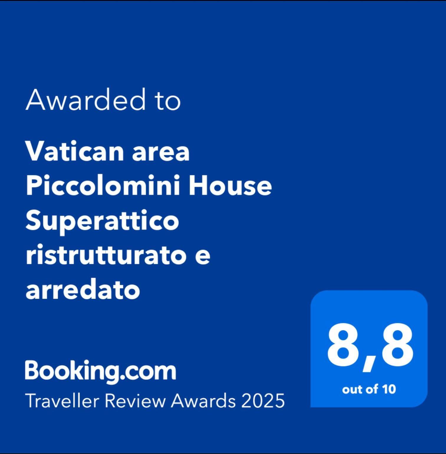 Vatican Area Piccolomini House Superattico Ristrutturato E Arredato Rome Extérieur photo